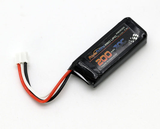 Powerhobby 2S 200MAH 30C Lio Battery : Blade UM F-27 E-flite UMX P-47 Timber - PowerHobby