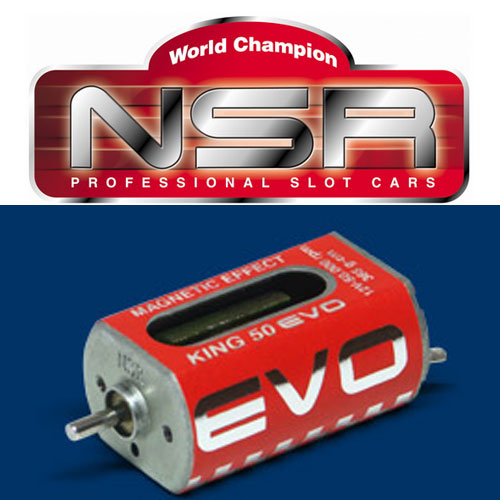 NSR 3030 King Evo Long Can 50,000 RPM Motor 1/32 Slot Car 50K - PowerHobby