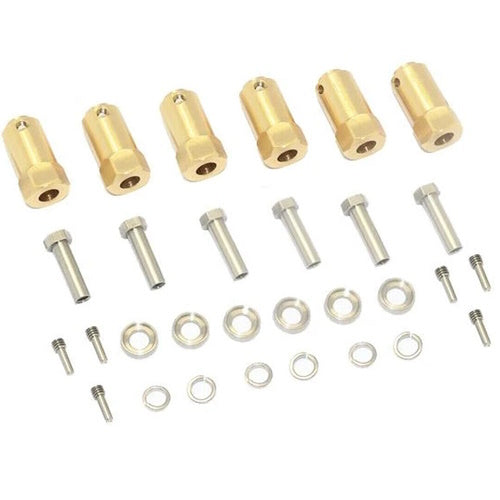 GPM TRX6010X/23M-OC Brass Wheel Hex Adapters 23mm : TRX-6 Mercedes-Benz G63 - PowerHobby