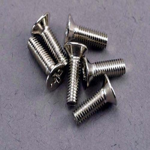 Traxxas 3177 Countersunk Screws 3x10mm (6) Nitro Slash - PowerHobby