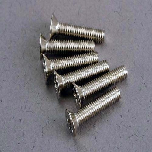 Traxxas 3179 Screws 3 x 15 Counter Sink (6) Nitro Slash - PowerHobby