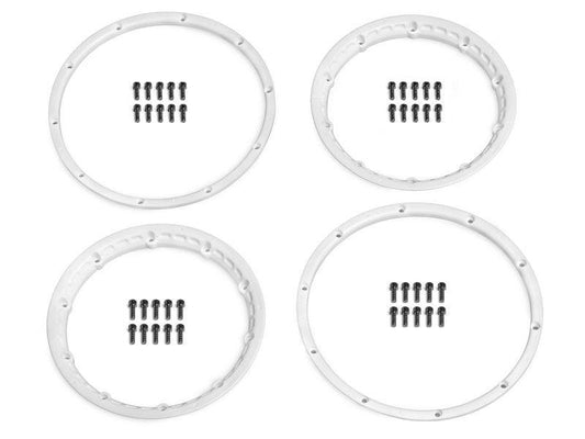 HPI 3270 Heavy Duty Wheel Bead Lock RIings (White/ 2pcs)/Protects Tires Baja - PowerHobby