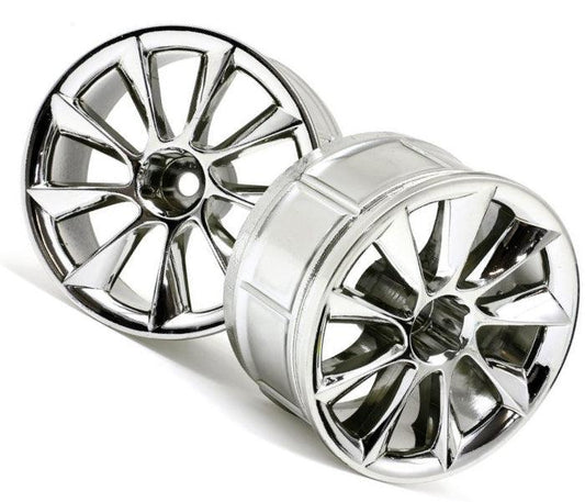 HPI Racing 33463 LP32 Wheel ATG RS8 Chrome (2) Sprint 2 / Nitro 3 - PowerHobby