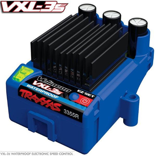 Traxxas 3355R VXL-3s Waterproof Brushless ESC / VXL-3S Electric Speed Control - PowerHobby