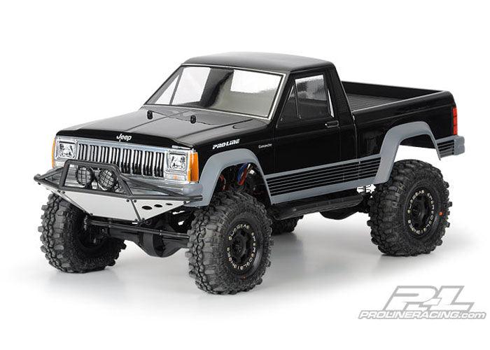 Pro-Line 3362-00 Jeep Comanche Full Bed 313mm Clear Body 1/10 SCX10 - PowerHobby