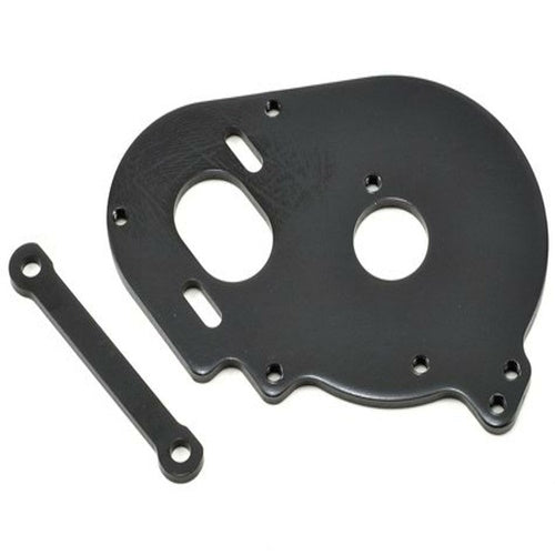 Losi LOSA2944 Motor Plate & Front Pin Brace Set - PowerHobby