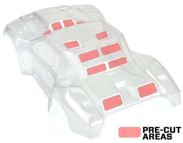 Pro-Line 3458-17 Pre-Cut Flo-Tek Fusion Clear Body for PRO-2 SC / Slash / SC5M - PowerHobby