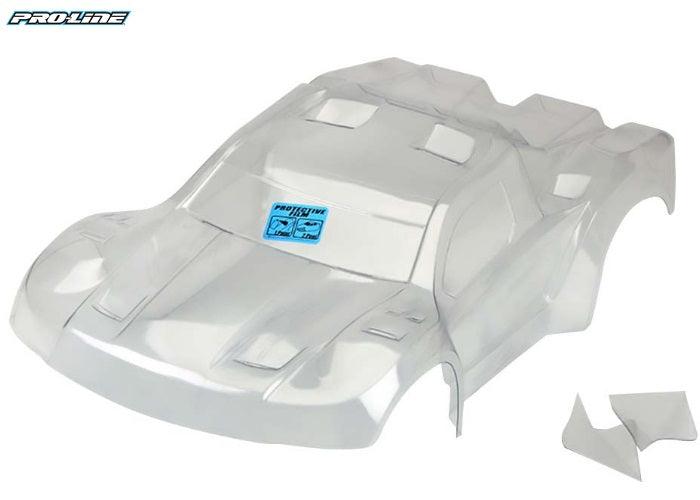 Pro-Line 3458-17 Pre-Cut Flo-Tek Fusion Clear Body for PRO-2 SC / Slash / SC5M - PowerHobby