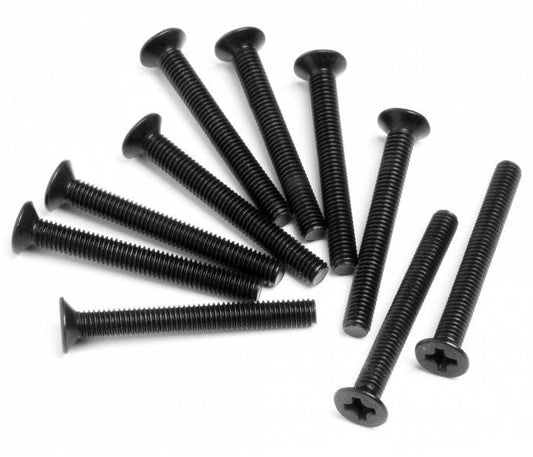 HPI Racing Z349 Flat Head Screw M3x26mm (10pcs) E10 Ford Mustang / Drift / Vaughn - PowerHobby