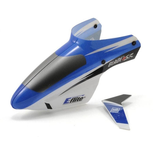 E-Flite EFLH3018 Complete Blue Canopy with Vertical Fin BMSR - PowerHobby