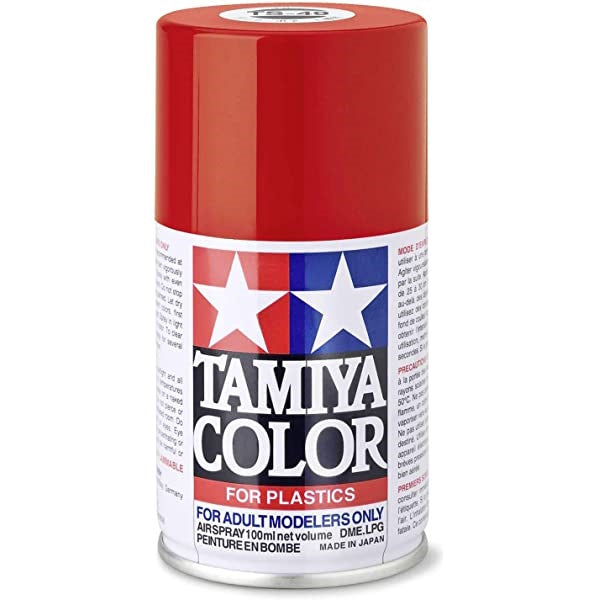 Tamiya TAMTS-49 Bright Red Spray Lacquer 100ml TAM85049 - PowerHobby