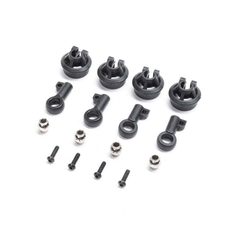 Team Losi Racing TLR143004 Shock Rod Ends 4 LMT - PowerHobby