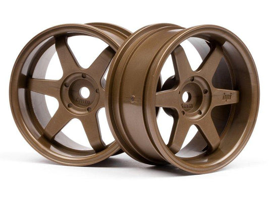 HPI 3848 TE37 Wheel 26mm Bronze 6mm Offset (2) Sprint 2 Drift Sprint 2 Sport - PowerHobby