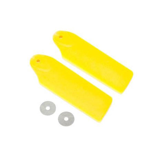 Blade BLH4537YE 300 X Tail Rotor Blade Set (Yellow) - PowerHobby