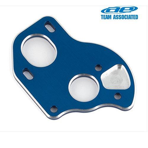 Associated B6.1 Laydown/Layback Motor Plate blue aluminum RC10B6.1 - PowerHobby