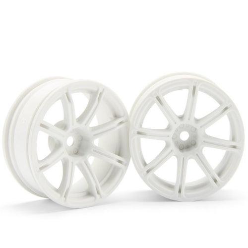 HPI Racing 3304 Work Emotion XC8 Whl 26mm 6mm Offset White(2) Sprint 2 Nitro RS4 - PowerHobby