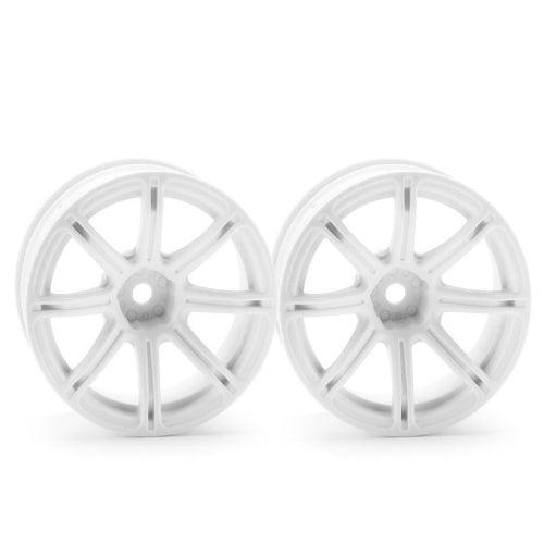 HPI Racing 3305 Work Emotion XC8 Wheel 26mm 9mm Offset White(2) Sprint 2 / Nitro RS4 - PowerHobby