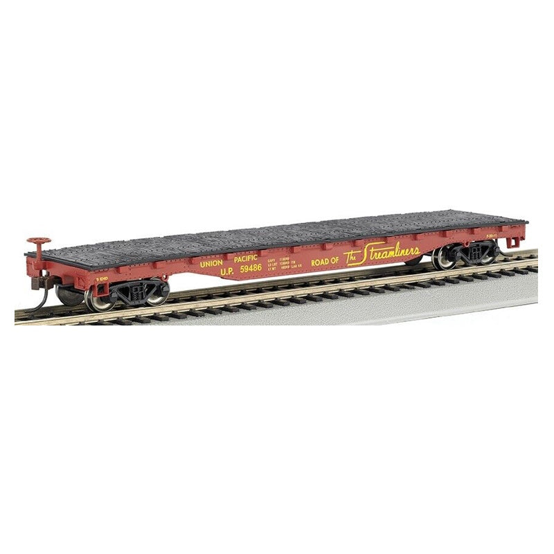 Bachmann BAC17033 HO Union Pacific 52' Silver Series Ready to Run Flat - PowerHobby