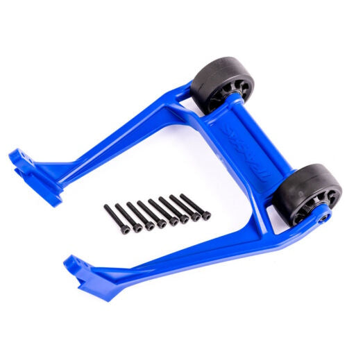 Traxxas 9576X Wheelie Bar Assembled Blue : Sledge - PowerHobby