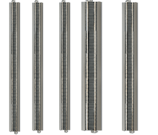 Bachmann 44584 Ho Scale E-Z Train Track Silver/Gray 36" Straight Track 10 Pcs - PowerHobby