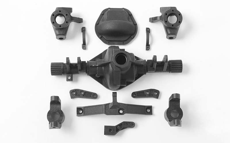 RC4WD RC4Z-A0119 D44 Plastic FRONT Axle Parts C-Hub Knuckles case Truss Z-A0119 - PowerHobby