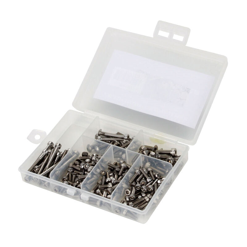 Dynamite DYNH1060 Stainless Steel Screw Set: Vaterra Twin Hammers - PowerHobby