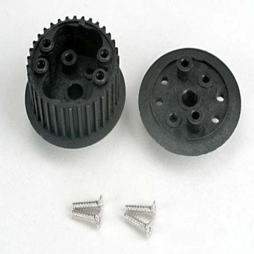 Traxxas 4881 Differential Side Cover & Screws Nitro 4-Tec - PowerHobby