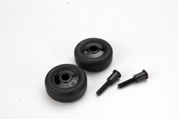 Traxxas 4976 Wheels (4) Axles/Wheelie Bar (2) T-Maxx Stampede Slash - PowerHobby