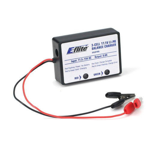 E-flite EFLC3105 3 Cell Li-Polymer Balance Charger (0.8A) - PowerHobby