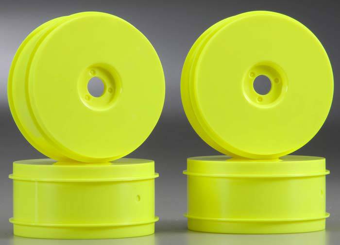 Associated 89297 Wheels 83mm Yellow (4) RC8B RC8.2 RC8 - PowerHobby