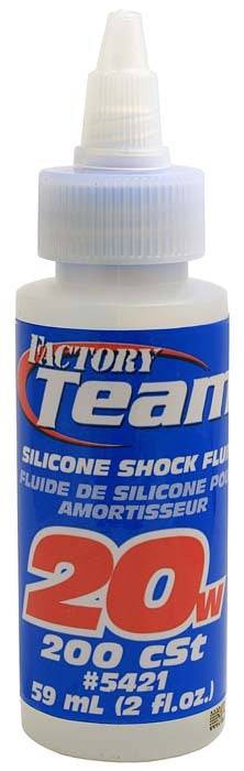 Associated 5421 Silicone Shock Fluid Oil 20 Weight 2 oz - PowerHobby