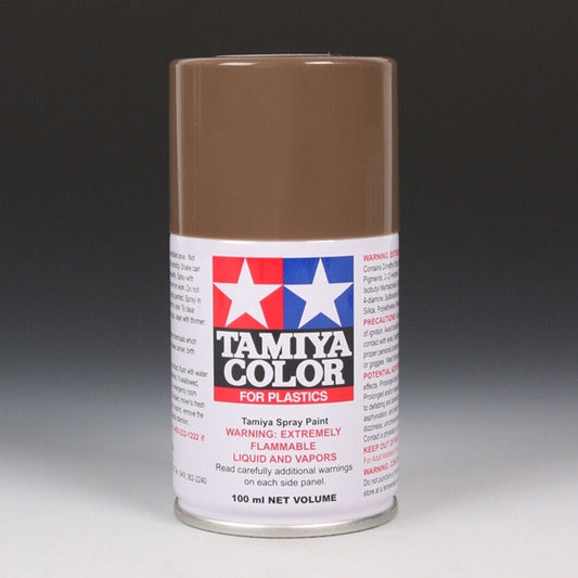 Tamiya TAMTS-90 TS-90 Brown JGSDF Lacquer Spray Paint Can (100ml) - PowerHobby