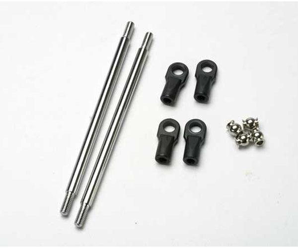 Traxxas 5318 Steel Pushrod Chrome Revo (2) - PowerHobby