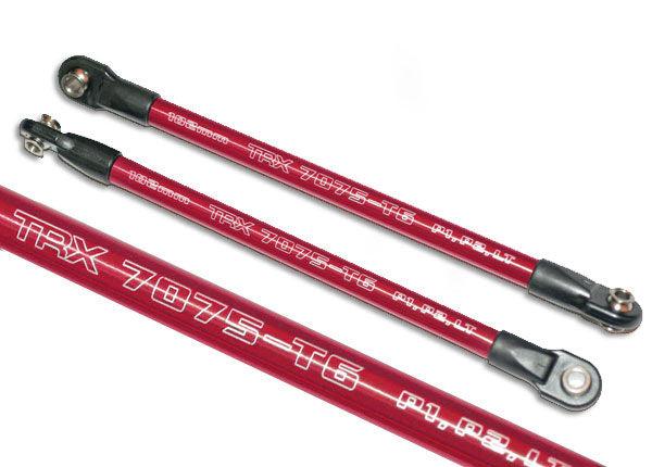 Traxxas 5318X Aluminum Pushrod Red Revo Summit (2) - PowerHobby