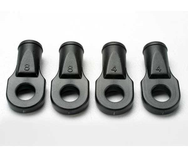 Traxxas 5348 Rear Toe Link Rod Ends (4) Revo Summit Max Slayer - PowerHobby