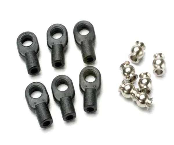 Traxxas 5349 Rod Ends (6) Small E-Revo E-Max Revo Summit Slayer - PowerHobby