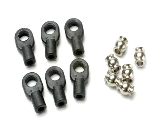 Traxxas 5349 Rod Ends (6) Small E-Revo E-Max Revo Summit Slayer - PowerHobby