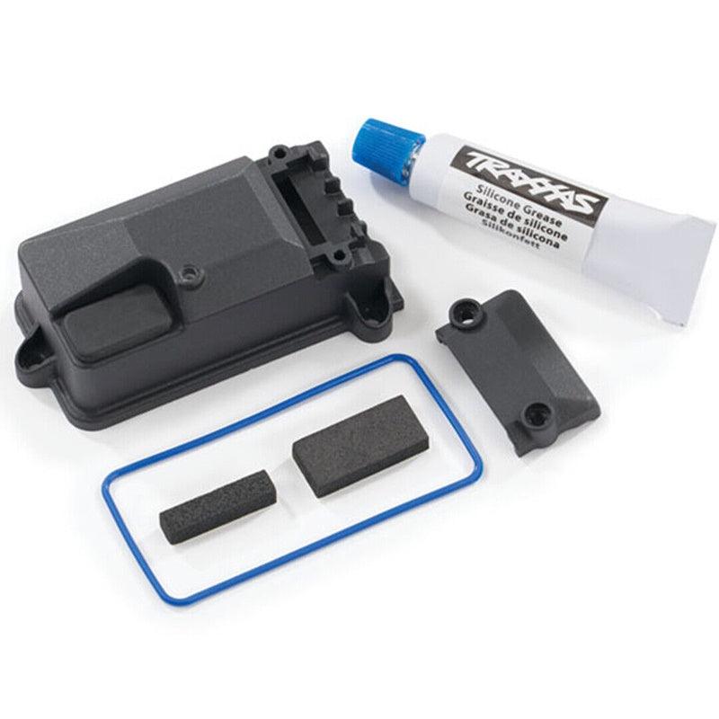 Traxxas Receiver Box Cover (For #2260 Bec) /Foam Pads/ Seals/ Silicone Grease 8224X - PowerHobby