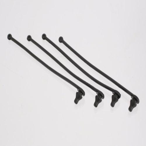 Traxxas 5750 Body Clip Retainer Set (Black) (4) Spartan - PowerHobby