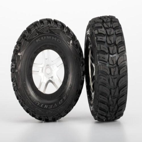 Traxxas 5976R Mounted S1 Kumho Venture MT Tires/Wheels (2) Slayer Pro - PowerHobby