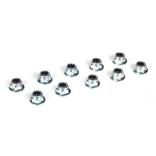 Vaterra VTR236025 M4 Flanged Nylock Locknut (10) - PowerHobby