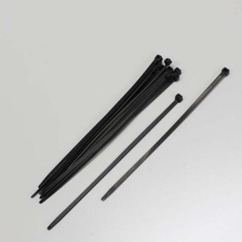 KYOSHO 1702BK Color Strap Large / Black (12pcs) Zip Ties - PowerHobby