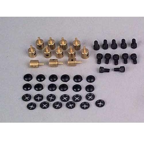 DuBro 605 E/Z Connectors Bulk (12) For Airplanes / pushrod connectors - PowerHobby