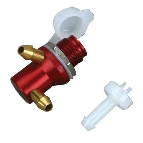 Dubro 611 Large-Scale Fuel Valve Gas Red for Airplane Engines - PowerHobby