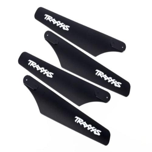 Traxxas 6316 Rotor Blade Set Upper/Lower Black DR-1 (4) - PowerHobby