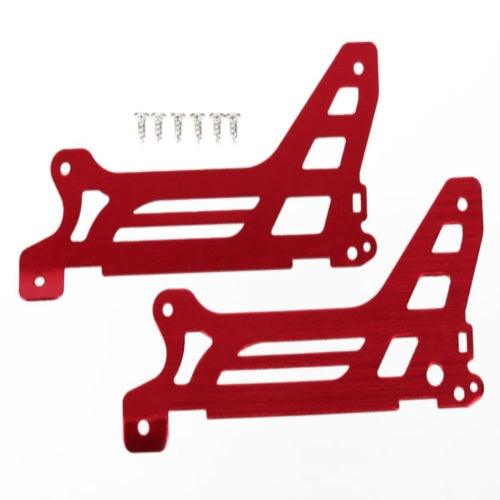 Traxxas 6327 Main Frame Side Plate Outer Red DR-1 (2) - PowerHobby