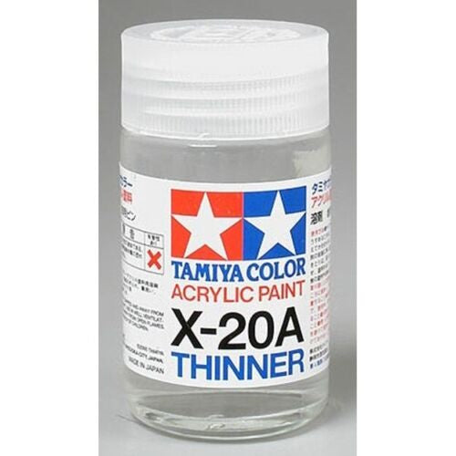 Tamiya TAM81030 Acrylic/Poly Thinner X20A 46Ml - PowerHobby