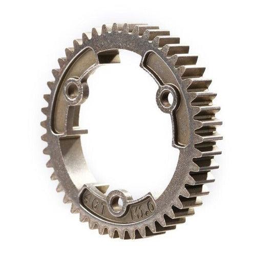 Traxxas 6447R Spur Gear 46-Tooth Steel (Wide-Face/ 1.0 Pitch) Maxx - PowerHobby