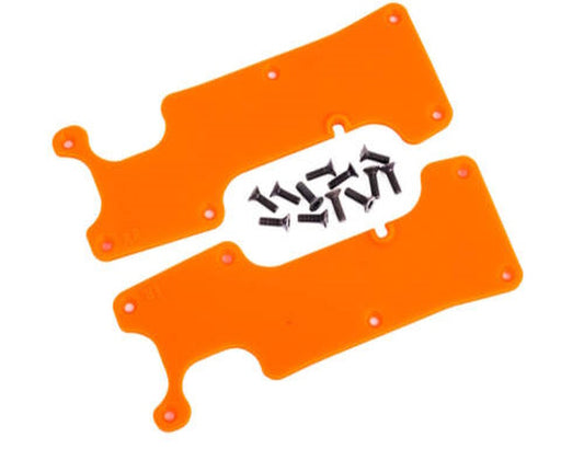 Traxxas 9634T Sledge Orange Rear Left/Right Suspension Arm Covers - PowerHobby