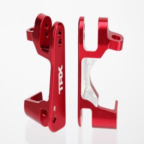 Traxxas 6832R Caster Blocks Left/Right Red Slash Stampede - PowerHobby